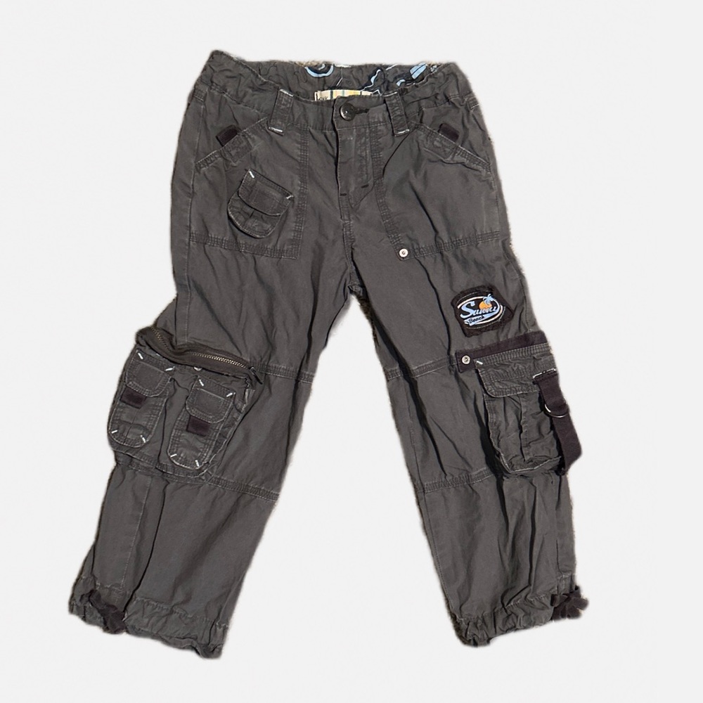 Boys Boutique Long Pants, Relaxed Beachwear, Pockets & Cute Details, Size 4Y